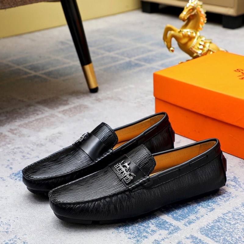 H**mes leather shoes